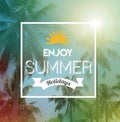 Hello Summer time party for background. Royalty Free Stock Photo