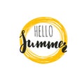 Hello Summer. Vector Inspirational 4