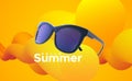 Hello Summer. Vector summertime illustration