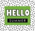 Hello Summer. Watermelon seeds background. Royalty Free Stock Photo