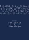 2024 HELLO Winter Holiday Happy New Year Christmas Decoration Beautiful CARD