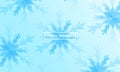 Hello Winter Layout with Snowflakes for Web, Landing Page, Banner, Poster, Website Template. Snow Christmas Background Royalty Free Stock Photo