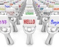 Hello Words Different Languages Greeting World Culture Diversity Royalty Free Stock Photo