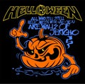 Helloween heavy metal band vector logo. Royalty Free Stock Photo