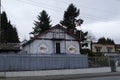 Hells Angels Coquitlam headquarters Royalty Free Stock Photo