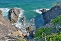 Hells Gate in Noosa National Park in Queensland, Australia. Royalty Free Stock Photo