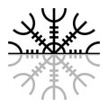 Norse Symbol Helmof Awe Aegishjalmur