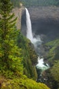 Helmcken Falls on Murtle River in Wells Gray Provincial Park, British Columbia, Canada Royalty Free Stock Photo