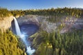 Helmcken Falls in Wells Gray Provincial Park, Canada Royalty Free Stock Photo