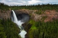 Helmcken Falls in Wells Gray Provincial Park in Canada Royalty Free Stock Photo