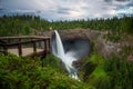 Helmcken Falls in Wells Gray Provincial Park in Canada Royalty Free Stock Photo