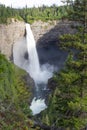 Helmcken Falls in Wells Gray Provincial Park near Clearwater, British Columbia, Canada Helmcken Falls is a 141 m waterfall on the Royalty Free Stock Photo