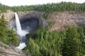 Helmcken Falls in Wells Gray Provincial Park near Clearwater, British Columbia, Canada Helmcken Falls is a 141 m waterfall on the Royalty Free Stock Photo