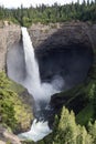 Helmcken Falls in Wells Gray Provincial Park near Clearwater, British Columbia, Canada Helmcken Falls is a 141 m waterfall on the Royalty Free Stock Photo