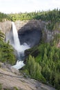 Helmcken Falls in Wells Gray Provincial Park near Clearwater, British Columbia, Canada Helmcken Falls is a 141 m waterfall on the Royalty Free Stock Photo