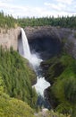 Helmcken Falls in Wells Gray Provincial Park near Clearwater, British Columbia, Canada Helmcken Falls is a 141 m waterfall on the Royalty Free Stock Photo