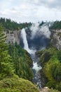 Helmcken waterfall within Wells Gray national park