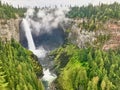 Helmcken waterfall within Wells Gray national park