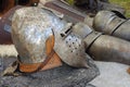 Helmet and armor medieval