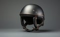 Helmet for Bikers in Gray\