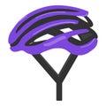 Helmet gear icon cartoon vector. Bike sport
