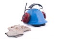 Helmet, gloves, protectives Royalty Free Stock Photo