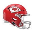 Helmet of the Kansas City Chiefs American football team Royalty Free Stock Photo