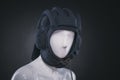 Helmet on mannequin Royalty Free Stock Photo