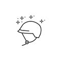 Helmet protection icon. Element of mountaineering icon Royalty Free Stock Photo