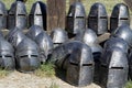 Helmets of the Middle Ages Royalty Free Stock Photo