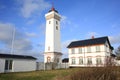 Helnaes Lighthouse on Funen Island, Denmark