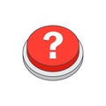 Help button. Question sign icon. Royalty Free Stock Photo