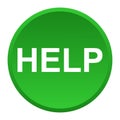 Help button Royalty Free Stock Photo