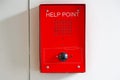 Help buzzer intercom door bell for visitors for assistance Royalty Free Stock Photo