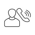 Help center Isolated Vector icon which can easily modify or edit Royalty Free Stock Photo