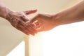 Help Concept Hands reaching out to help together Royalty Free Stock Photo