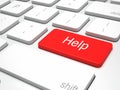 Help 3d button Royalty Free Stock Photo