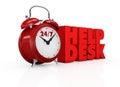 Help desk 24/7 Royalty Free Stock Photo