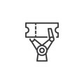 Help Desk Automation line icon