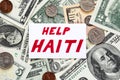 Help Haiti Royalty Free Stock Photo