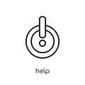 Help icon from collection. Royalty Free Stock Photo