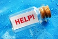 Help message in a bottle