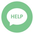 Help, online Isolated Vector icon which can easily modify or edit Royalty Free Stock Photo