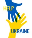 Help Ukraine Concept