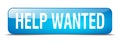 help wanted button Royalty Free Stock Photo