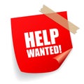 Help wanted Royalty Free Stock Photo