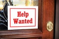 Help Wanted Sign. Royalty Free Stock Photo