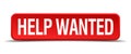 help wanted button Royalty Free Stock Photo