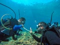 Scuba Diver Out Of Air - Buddy Breathing
