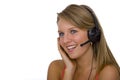 Helpful Telephonist Too Royalty Free Stock Photo